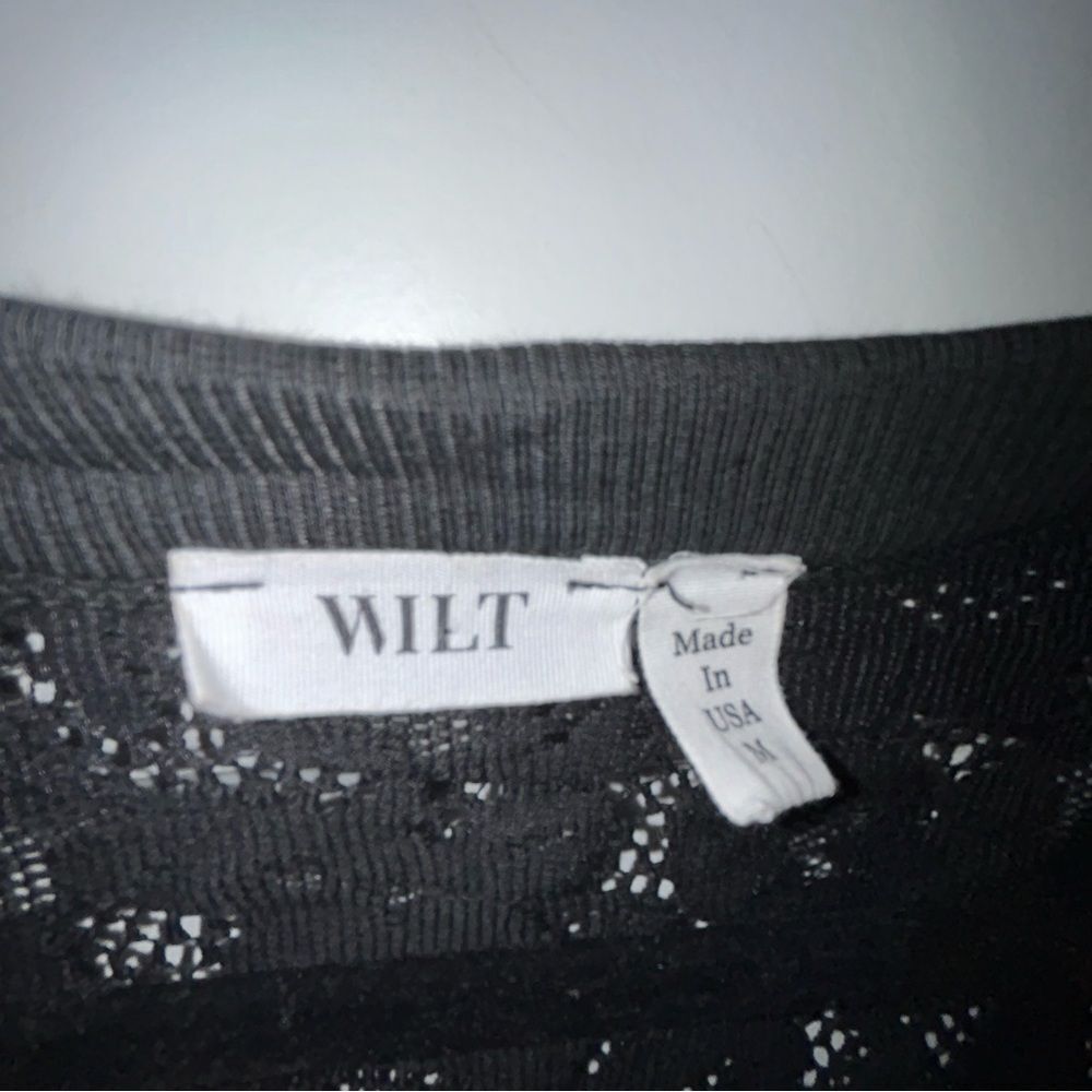 WILT Button Front Lace Cardigan Top - Picture 5 of 10